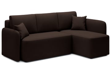 Hadson 3-seters Sofa med Divan - Brun - Møbler - Sofaer - Sofaer med sjeselong - 3 seters sofa med divan