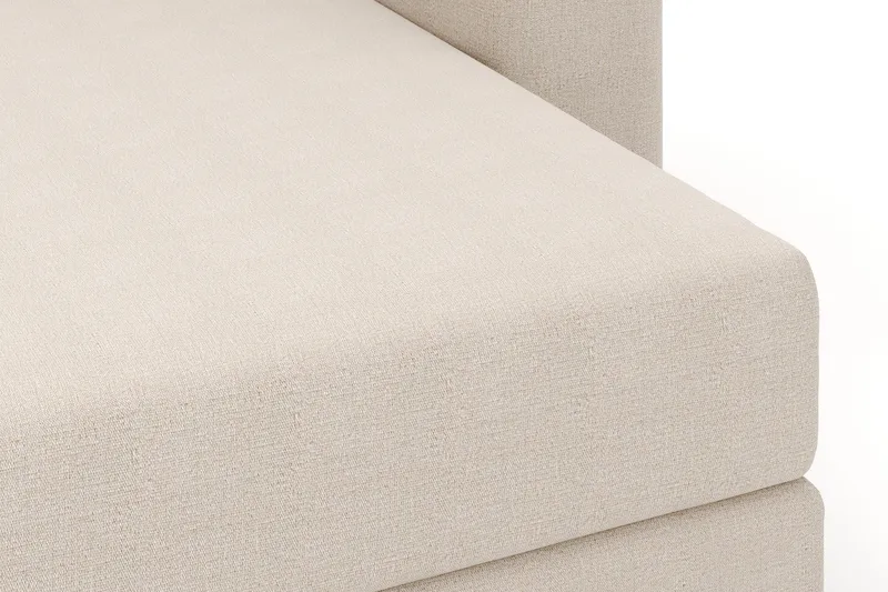 Hagblom 4-seters Divansofa med Oppbevaring Vendbar - Beige - Møbler - Sofaer - Sofaer med sjeselong - 4 seters sofa med divan