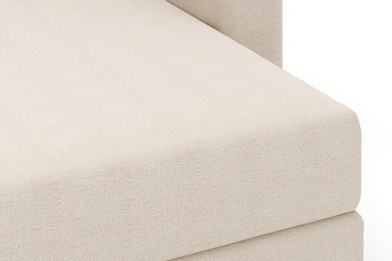 Hagblom 4-seters Divansofa med Oppbevaring Vendbar - Beige - Møbler - Sofaer - Sofaer med sjeselong - 4 seters sofa med divan
