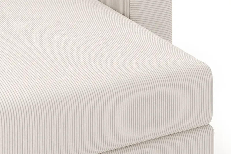 Hagblom 4-seters Divansofa med Oppbevaring Vendbar - Beige - Møbler - Sofaer - Sofaer med sjeselong - 4 seters sofa med divan