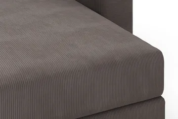 Hagblom 4-seters Divansofa med Oppbevaring Vendbar - Brun - Møbler - Sofaer - Sofaer med sjeselong - 4 seters sofa med divan