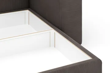 Hagblom 4-seters Divansofa med Oppbevaring Vendbar - Brun - Møbler - Sofaer - Sofaer med sjeselong - 4 seters sofa med divan