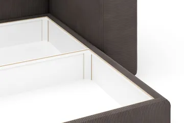 Hagblom 4-seters Divansofa med Oppbevaring Vendbar - Brun - Møbler - Sofaer - Sofaer med sjeselong - 4 seters sofa med divan