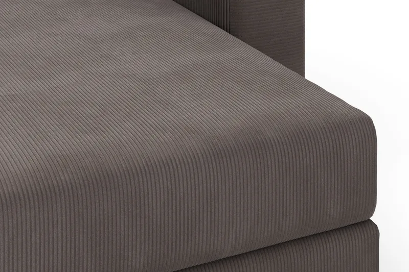 Hagblom 4-seters Divansofa med Oppbevaring Vendbar - Mørkegrå - Møbler - Sofaer - Sofaer med sjeselong - 4 seters sofa med divan