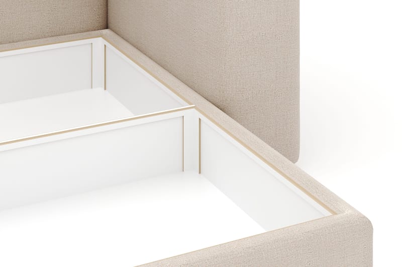 Hagblom 4-seters Vendbar Divansofa 320 cm med Oppbevaring i Chenille - Beige - Møbler - Sofaer - Sofaer med sjeselong - 4 seters sofa med divan