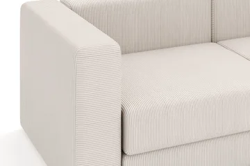 Hagblom 4-seters Vendbar Divansofa 320 cm med Oppbevaring i Mansjester - Beige - Møbler - Sofaer - Sofaer med sjeselong - 4 seters sofa med divan