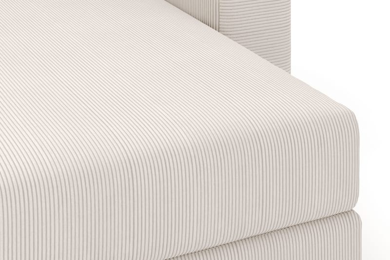 Hagblom 4-seters Vendbar Divansofa 320 cm med Oppbevaring i Mansjester - Beige - Møbler - Sofaer - Sofaer med sjeselong - 4 seters sofa med divan