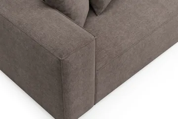 Havana lav 3-seters sofa med vendbar sjeselong - Brun - Møbler - Sofaer - Sofaer med sjeselong - 3 seters sofa med divan