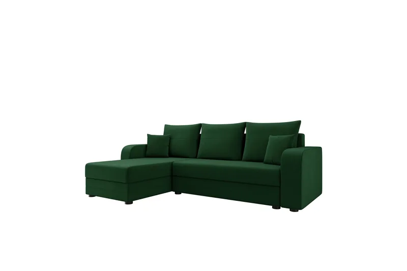 Hewlet Sofa med Divan 3-seter, Grønn