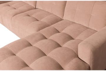 Hippylur 3-Seters Sofa Høyre - Rosa - Møbler - Sofaer - Sofaer med sjeselong - 3 seters sofa med divan