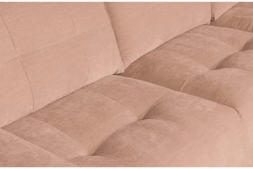 Hippylur 3-Seters Sofa Høyre - Rosa - Møbler - Sofaer - Sofaer med sjeselong - 3 seters sofa med divan