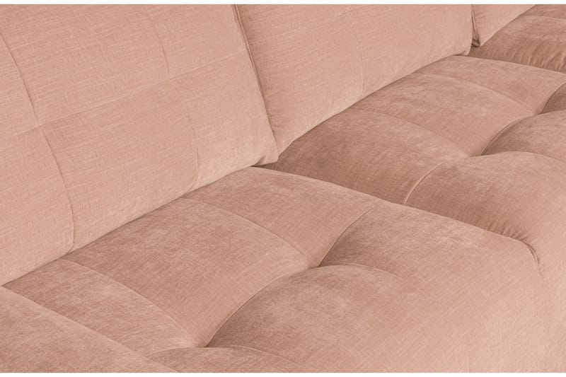 Hippylur 3-Seters Sofa Høyre - Rosa - Møbler - Sofaer - Sofaer med sjeselong - 3 seters sofa med divan