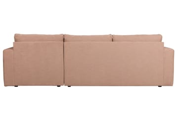 Hippylur 3-Seters Sofa Høyre - Rosa - Møbler - Sofaer - Sofaer med sjeselong - 3 seters sofa med divan