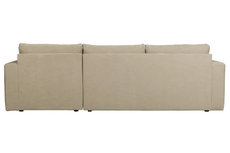 Hippylur 3-Seters Sofa Høyre - Sand - Møbler - Sofaer - Sofaer med sjeselong - 3 seters sofa med divan