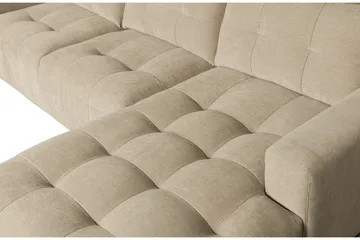 Hippylur 3-Seters Sofa Høyre - Sand - Møbler - Sofaer - Sofaer med sjeselong - 3 seters sofa med divan