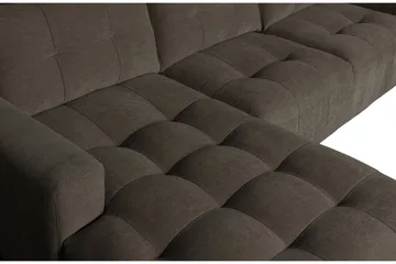 Hippylur 3-Seters Sofa Venstre - Antrasitt - Møbler - Sofaer - Sofaer med sjeselong - 3 seters sofa med divan