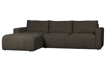 Hippylur 3-Seters Sofa Venstre - Antrasitt - Møbler - Sofaer - Sofaer med sjeselong - 3 seters sofa med divan