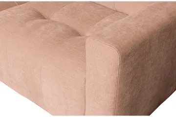 Hippylur 3-Seters Sofa Venstre - Rosa - Møbler - Sofaer - Sofaer med sjeselong - 3 seters sofa med divan