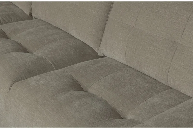 Hippylur 3-Seters Sofa Venstre - Varmgrå - Møbler - Sofaer - Sofaer med sjeselong - 3 seters sofa med divan