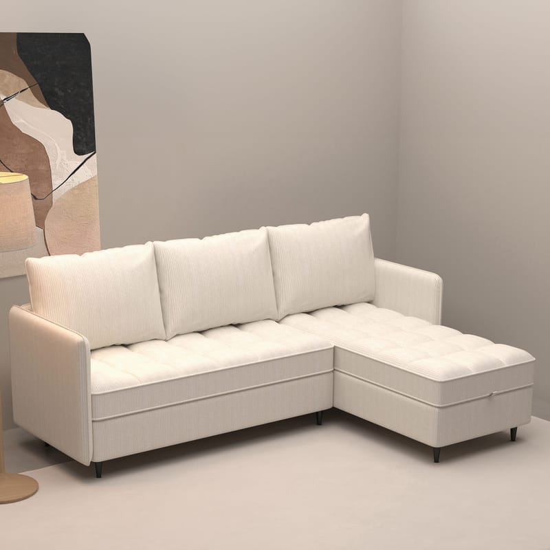 Hjørnesofa 3-seter Lindhus - Møbler - Sofaer - Sofaer med sjeselong - 3 seters sofa med divan