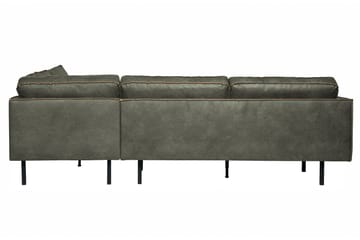 Hjørnesofa Dotty - Hærgrønn - Møbler - Sofaer - Sofaer med sjeselong