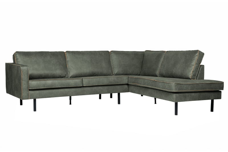 Hjørnesofa Dotty - Hærgrønn - Møbler - Sofaer - Sofaer med sjeselong
