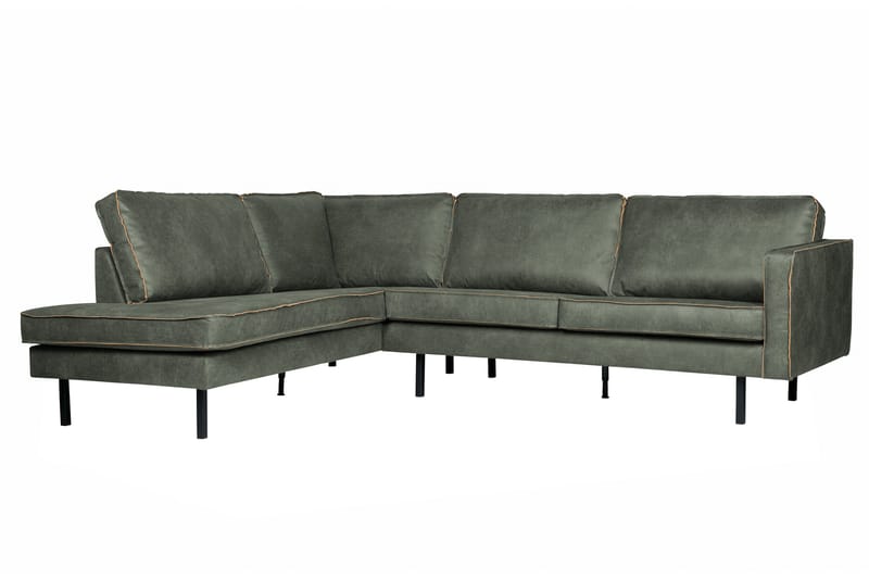 Hjørnesofa Dotty - Hærgrønn - Møbler - Sofaer - Sofaer med sjeselong