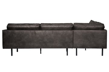 Hjørnesofa Dotty - Svart - Møbler - Sofaer - Sofaer med sjeselong