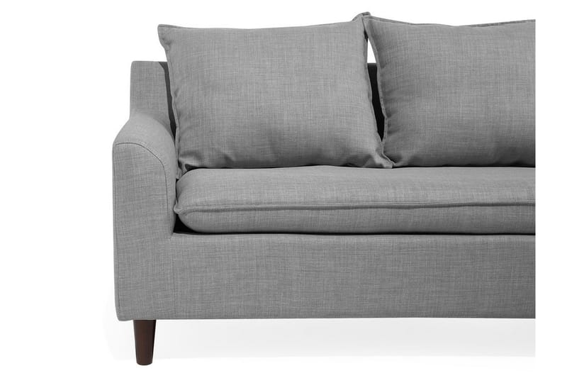 Hjørnesofa Elvenes 206 cm - Grå - 4 seters sofa med divan - Sofaer med sjeselong