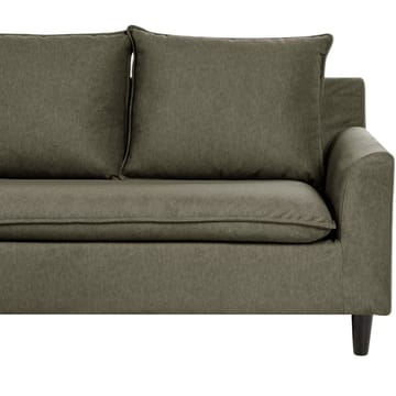 Hjørnesofa Elvenes - Grønn, mørkt tre/Høyrevendt - Møbler - Sofaer - Hjørnesofaer