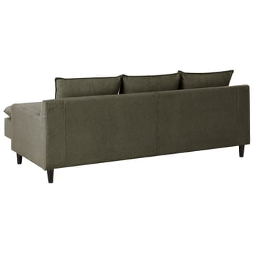 Hjørnesofa Elvenes - Grønn, mørkt tre/Venstrevendt - Møbler - Sofaer - Hjørnesofaer