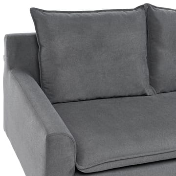 Hjørnesofa Elvenes - Mørk grå, mørkt tre/Høyrevendt - Møbler - Sofaer - Hjørnesofaer