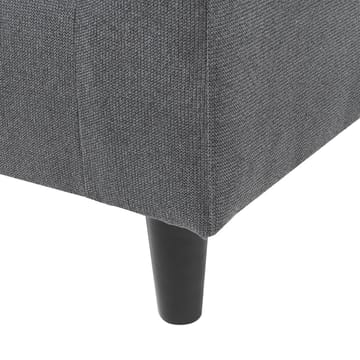 Hjørnesofa Elvenes - Mørk grå, mørkt tre/Høyrevendt - Møbler - Sofaer - Hjørnesofaer