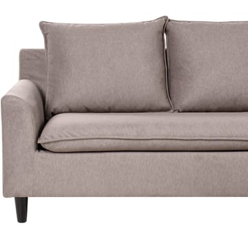 Hjørnesofa Elvenes - Taupe, mørkt tre/Venstrevendt - Møbler - Sofaer - Hjørnesofaer - Hjørnesofa med divan