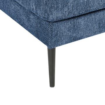 Hjørnesofa Flam - Blå, Svart/Vendbar/Polyester - Møbler - Sofaer - Hjørnesofaer