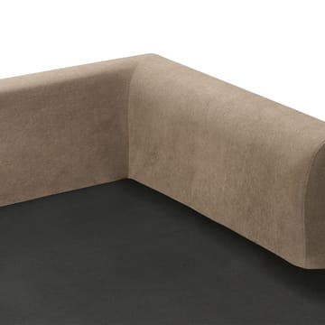 Hjørnesofa Flam - Brun, Svart/Polyester - Møbler - Sofaer - Hjørnesofaer