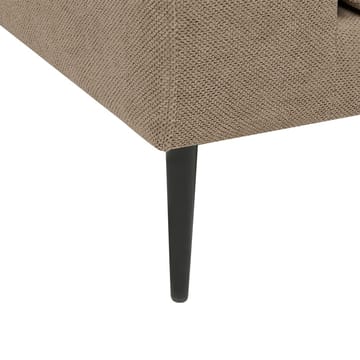 Hjørnesofa Flam - Brun, Svart/Polyester - Møbler - Sofaer - Hjørnesofaer