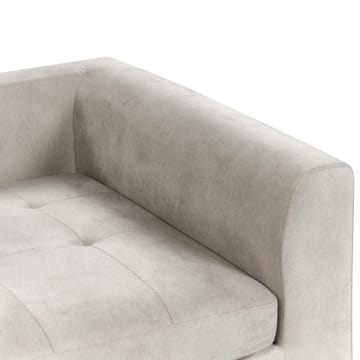 Hjørnesofa Flam - Grå, svart/ Høyrevendt/ Fløyel - Møbler - Sofaer - Hjørnesofaer - Hjørnesofa med divan