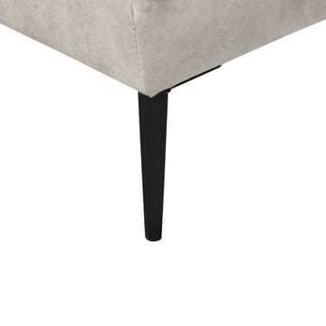 Hjørnesofa Flam - Grå, svart/ Høyrevendt/ Fløyel - Møbler - Sofaer - Hjørnesofaer - Hjørnesofa med divan