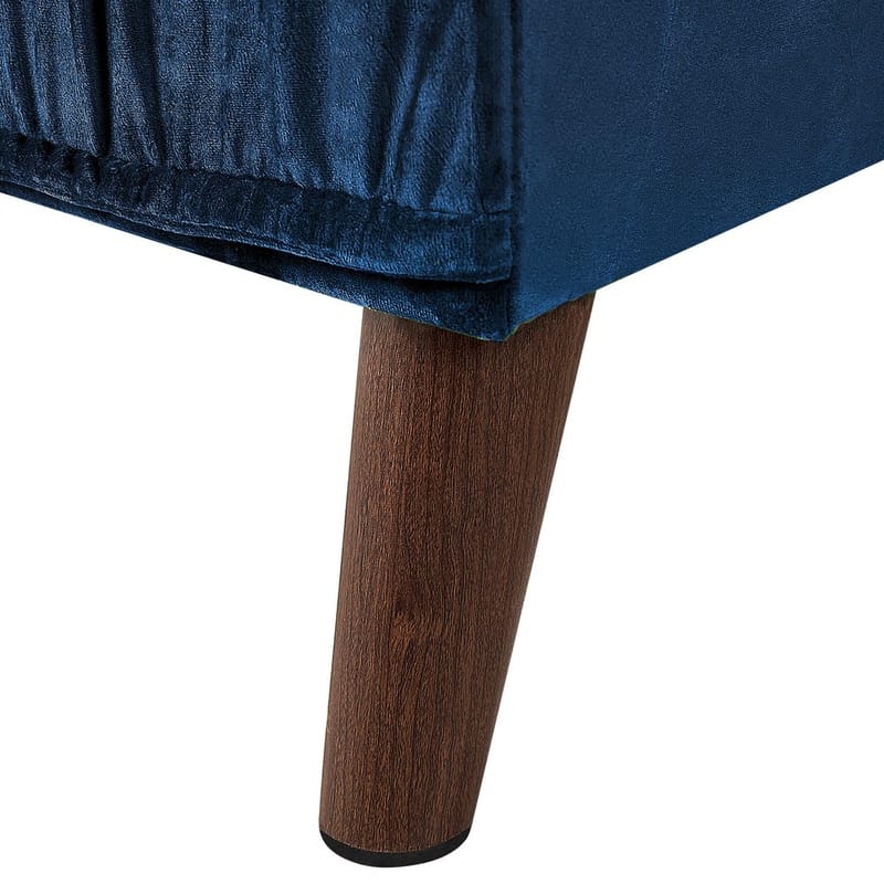 Hjørnesofa Grena - Blå, Mørkt tre - Møbler - Sofaer - Hjørnesofaer - Howard hjørnesofa