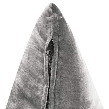 Hjørnesofa Grena - Grå, mørkt tre - Møbler - Sofaer - Fløyelssofaer