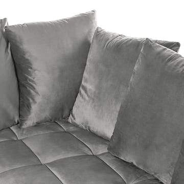 Hjørnesofa Grena - Grå, mørkt tre - Møbler - Sofaer - Hjørnesofaer - Howard hjørnesofa