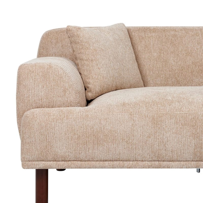 Hjørnesofa Holt - Beige, brun/polyester - Møbler - Sofaer - Hjørnesofaer - Hjørnesofa med divan