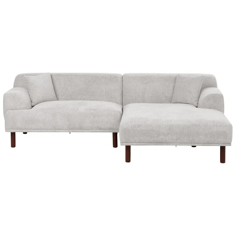 Hjørnesofa Holt, Grå, brun/Polyester