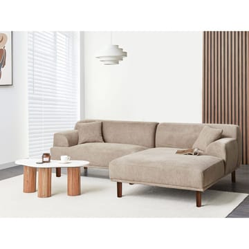 Hjørnesofa Holt - Taupe, brun/Polyester - Møbler - Sofaer - Hjørnesofaer