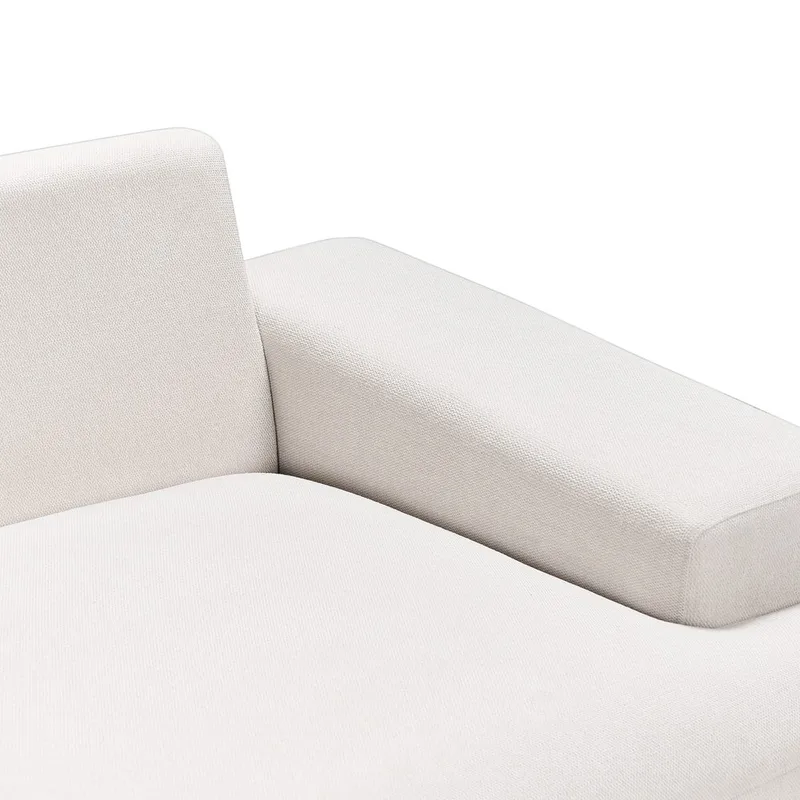 Hjørnesofa Mariferd - Beige, svart, mørkt tre/høyrevendt - Møbler - Sofaer - Hjørnesofaer - Hjørnesofa med divan