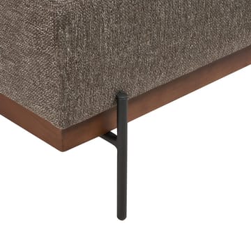 Hjørnesofa Mariferd - Brun, svart, mørkt tre/Høyrevendt - Møbler - Sofaer - Hjørnesofaer