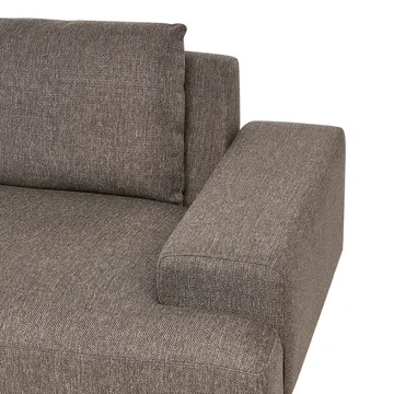 Hjørnesofa Mariferd - Brun, svart, mørkt tre/Venstrevendt - Møbler - Sofaer - Hjørnesofaer