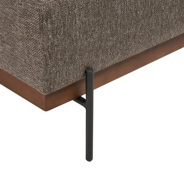 Hjørnesofa Mariferd - Brun, svart, mørkt tre/Venstrevendt - Møbler - Sofaer - Hjørnesofaer