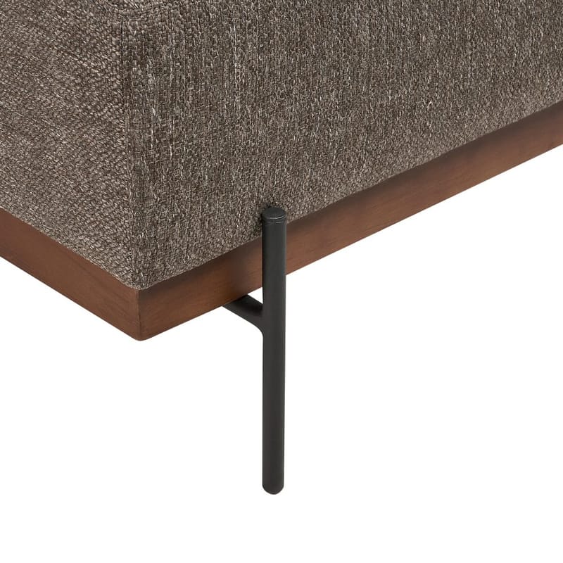 Hjørnesofa Mariferd - Brun, svart, mørkt tre/Venstrevendt - Møbler - Sofaer - Hjørnesofaer